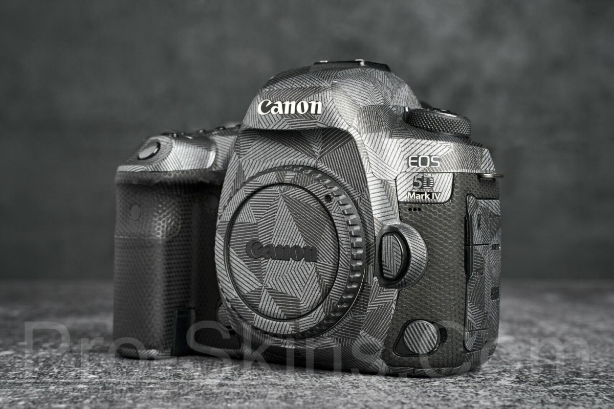Schutzfolie-Aufkleber Für Canon EOS 5D Mark IV - Kratzfester Kameraschutz Im Circuit Titan Design